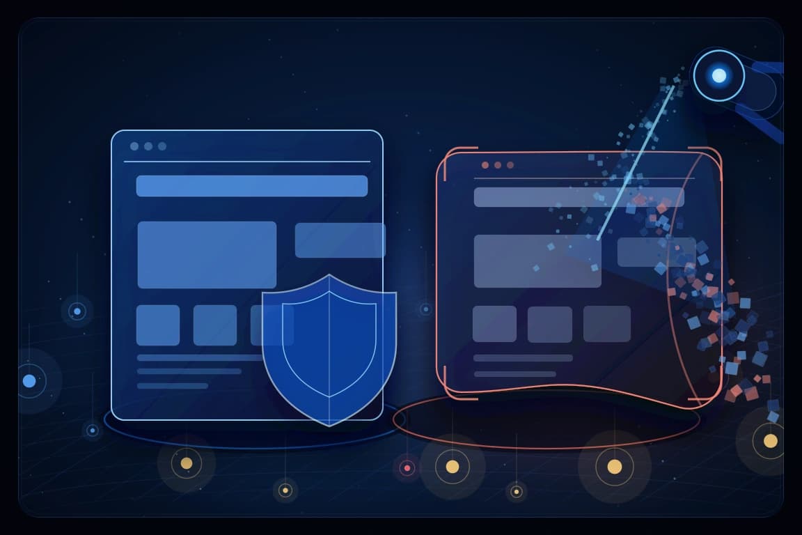 A privacy readiness shield protecting personal data records while gaps and readiness signals are assessed